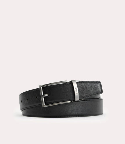 Leather Reversible Pin Belt