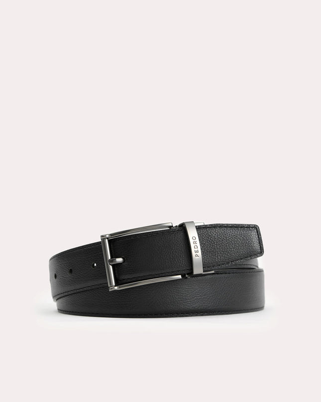 Leather Reversible Pin Belt