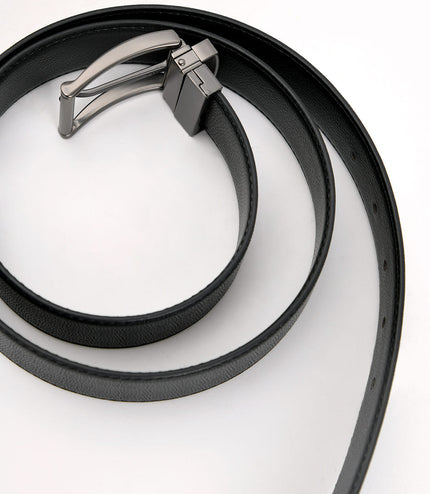 Leather Reversible Pin Belt