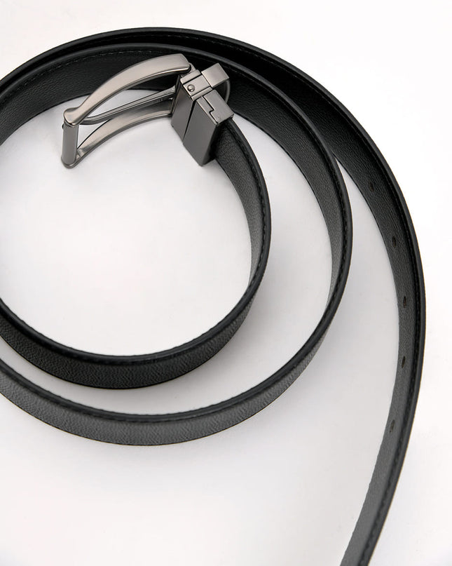 Leather Reversible Pin Belt