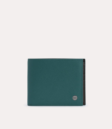 Leather Bi-Fold Wallet with Insert