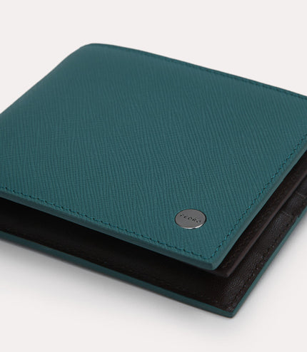 Leather Bi-Fold Wallet with Insert