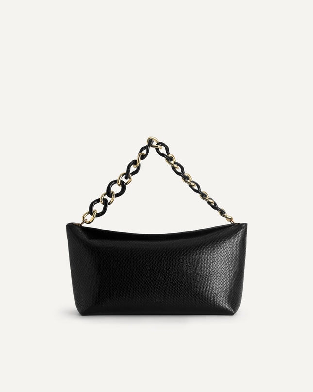 Leather Hobo Top Handle Bag
