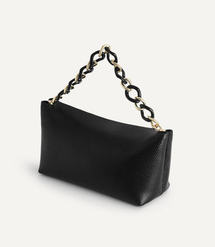 Leather Hobo Top Handle Bag