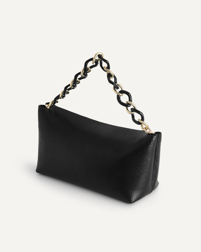 Leather Hobo Top Handle Bag