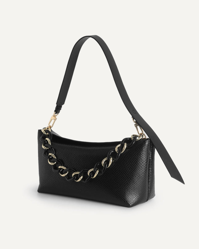 Leather Hobo Top Handle Bag