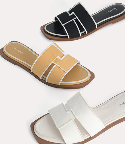 rePEDRO Cross-Strap Sandals