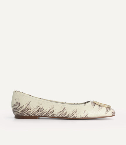 Leather Ballerina Flats