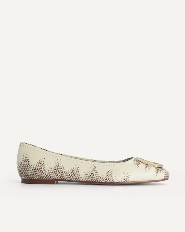Leather Ballerina Flats