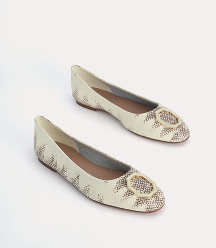 Leather Ballerina Flats