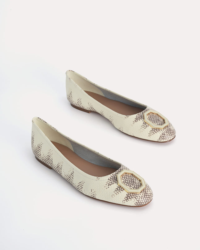Leather Ballerina Flats