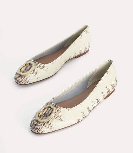 Leather Ballerina Flats