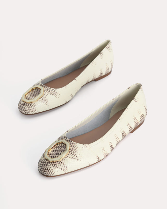Leather Ballerina Flats