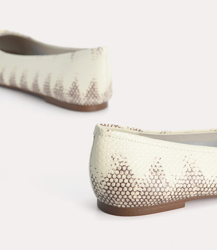 Leather Ballerina Flats