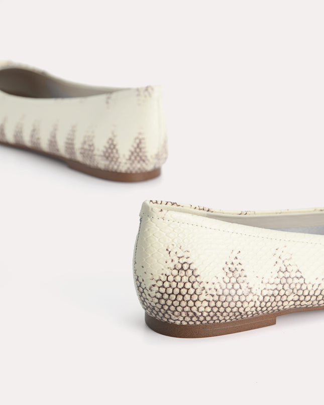 Leather Ballerina Flats
