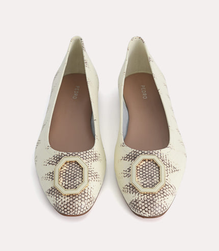Leather Ballerina Flats