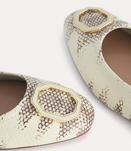 Leather Ballerina Flats