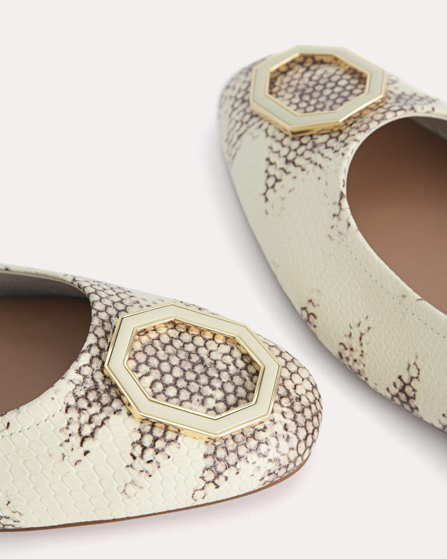 Leather Ballerina Flats