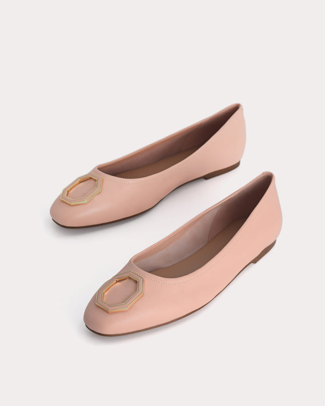Leather Ballerina Flats