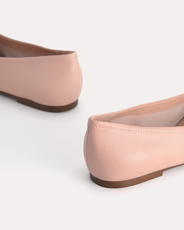 Leather Ballerina Flats