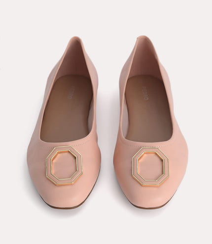 Leather Ballerina Flats