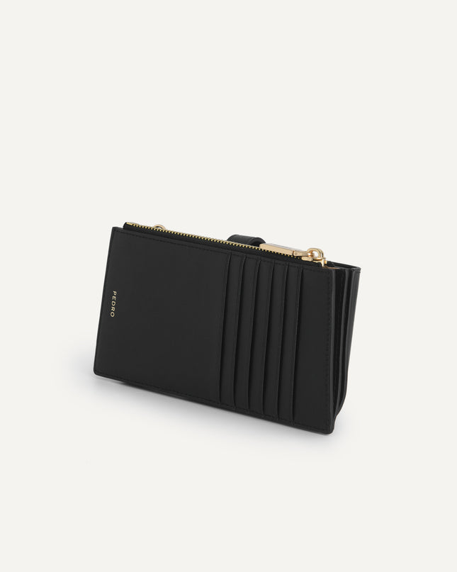 Textured Leather Phone Pouch