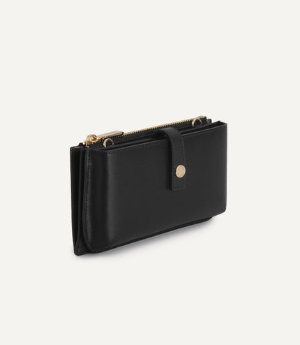 Textured Leather Phone Pouch