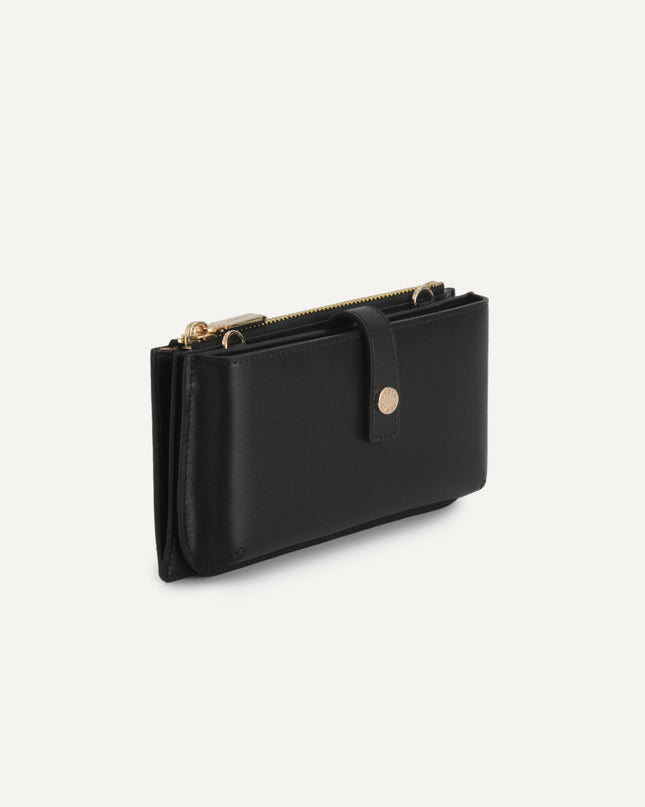 Textured Leather Phone Pouch
