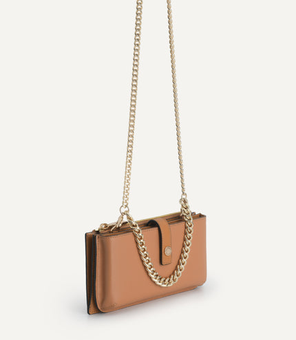 Textured Leather Phone Pouch