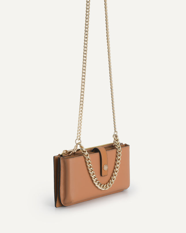 Textured Leather Phone Pouch