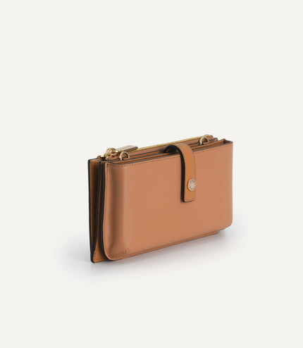 Textured Leather Phone Pouch