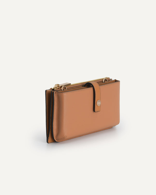Textured Leather Phone Pouch