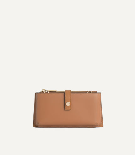 Textured Leather Phone Pouch