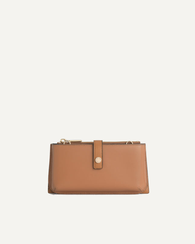 Textured Leather Phone Pouch