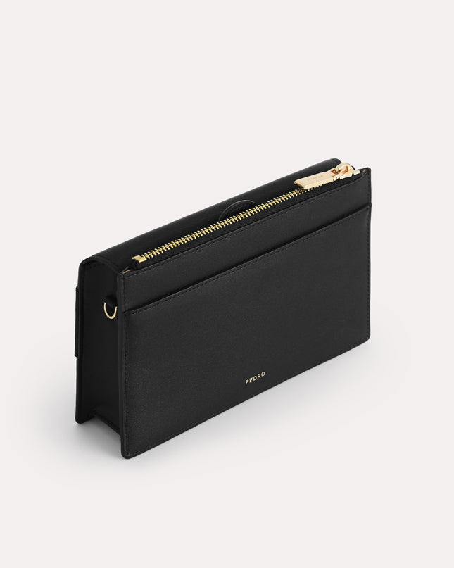 Textured Leather Shoulder Bag
