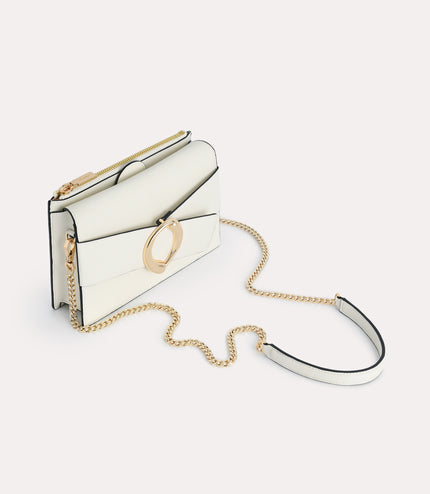 Textured Leather Shoulder Bag