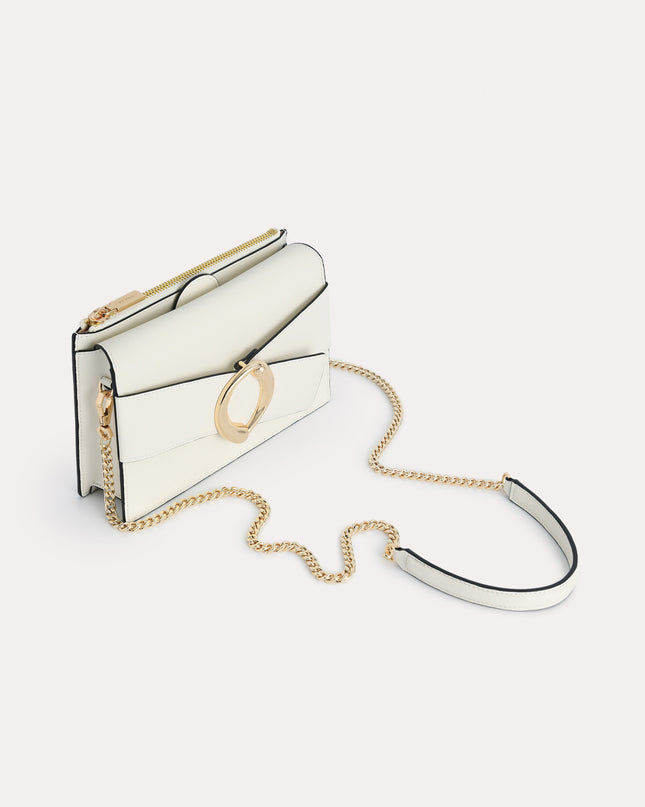 Textured Leather Shoulder Bag