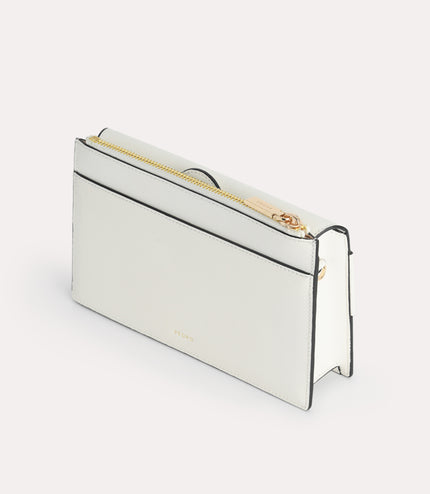Textured Leather Shoulder Bag