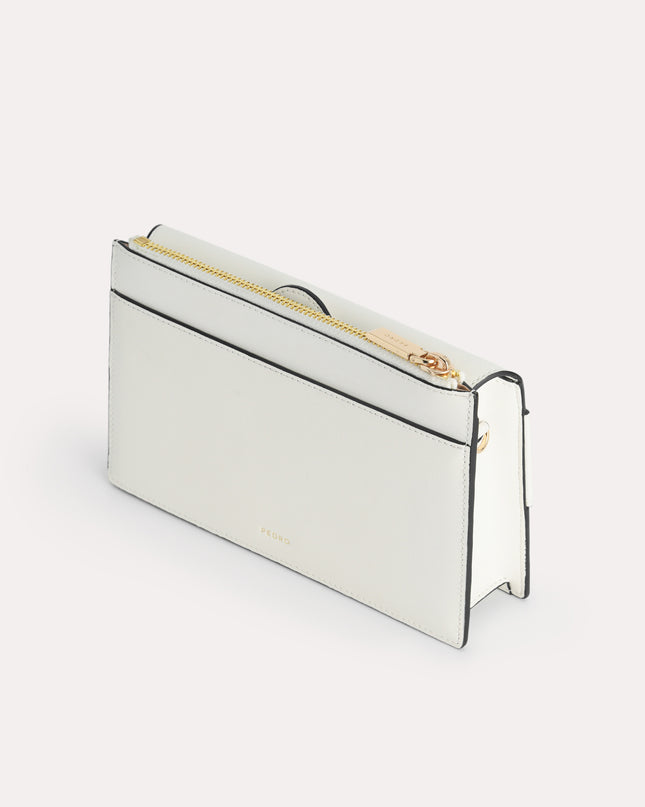 Textured Leather Shoulder Bag