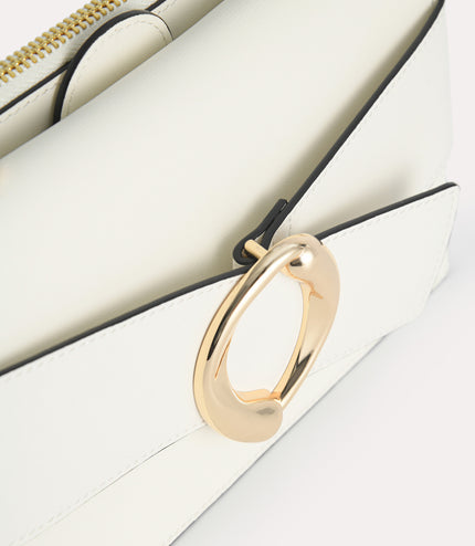 Textured Leather Shoulder Bag