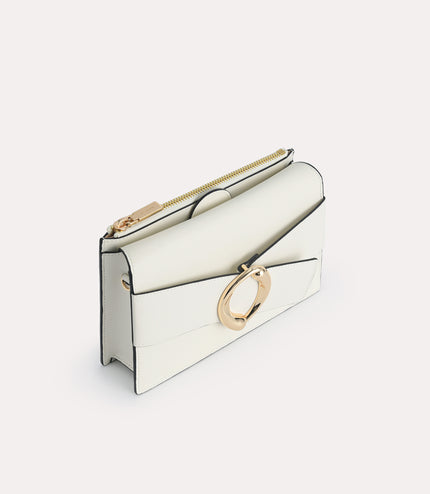 Textured Leather Shoulder Bag