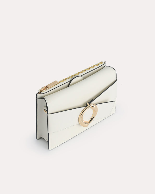Textured Leather Shoulder Bag
