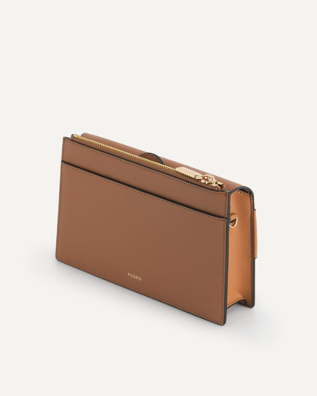 Textured Leather Shoulder Bag