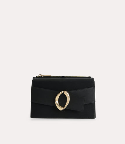 Textured Leather Shoulder Bag