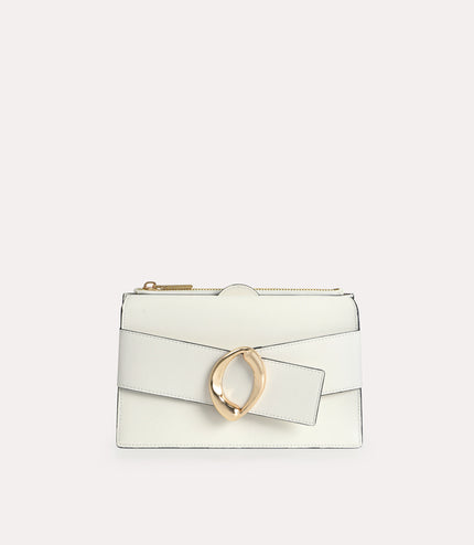 Textured Leather Shoulder Bag