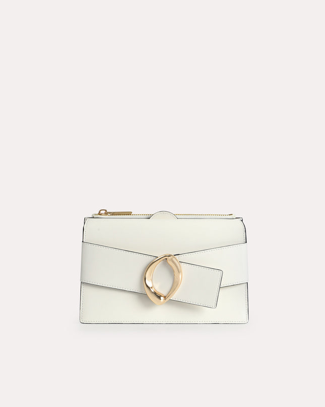 Textured Leather Shoulder Bag