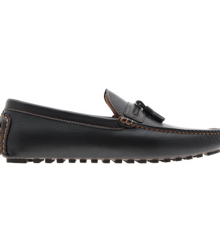 Leather Tasselled Moccasins