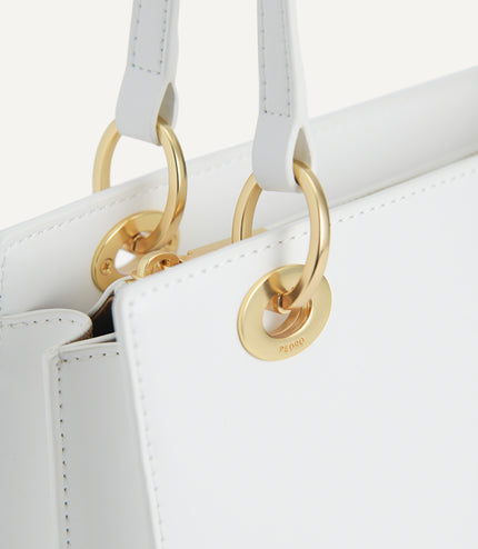 Leather Top Handle Bag