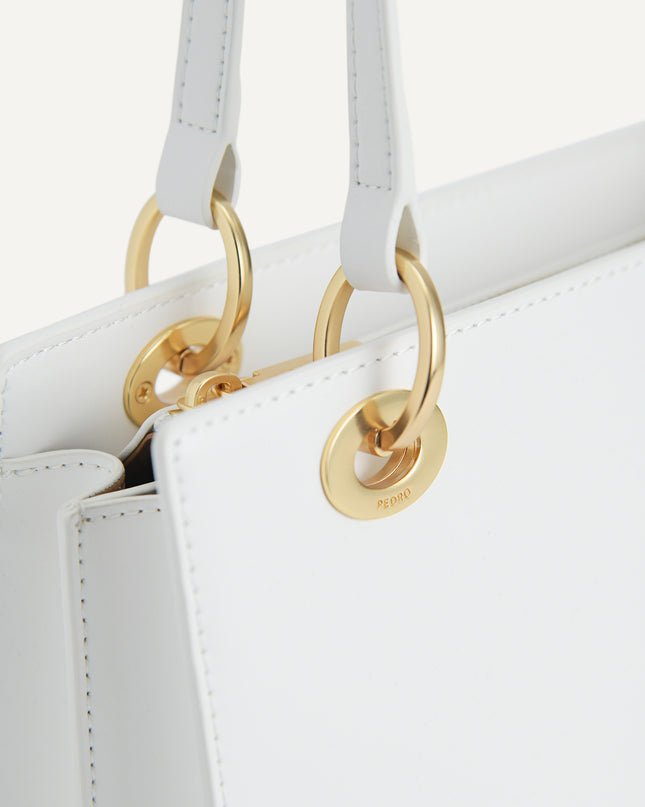 Leather Top Handle Bag