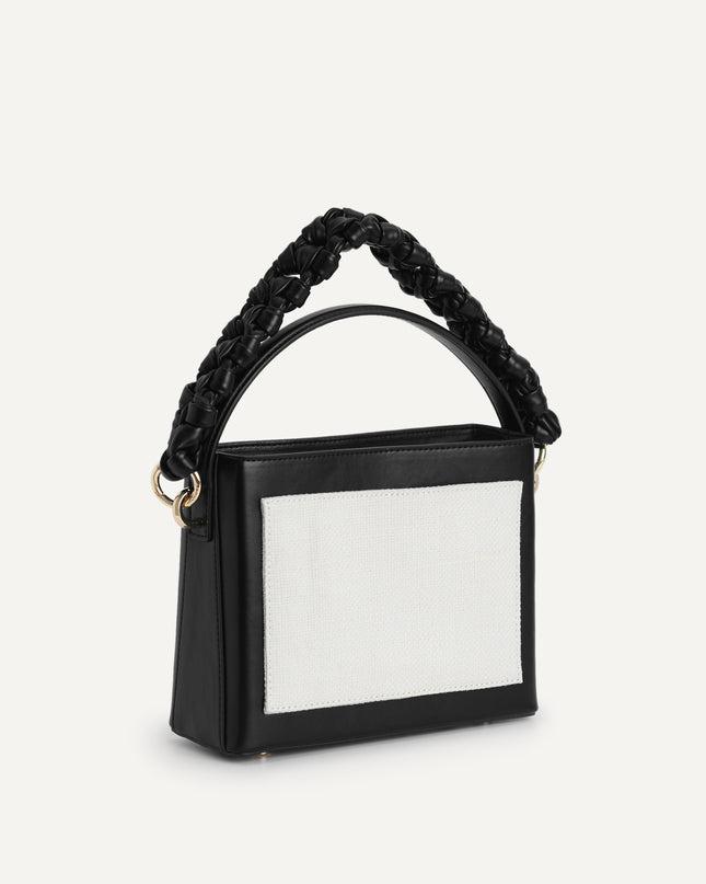 Boxy Top Handle with Braided Strap